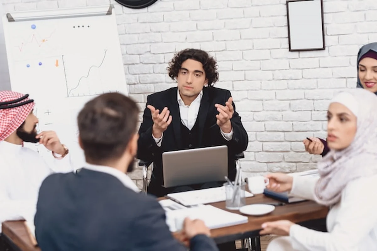 Szkolenie biznesowe w biurze dla niepełnosprawnych