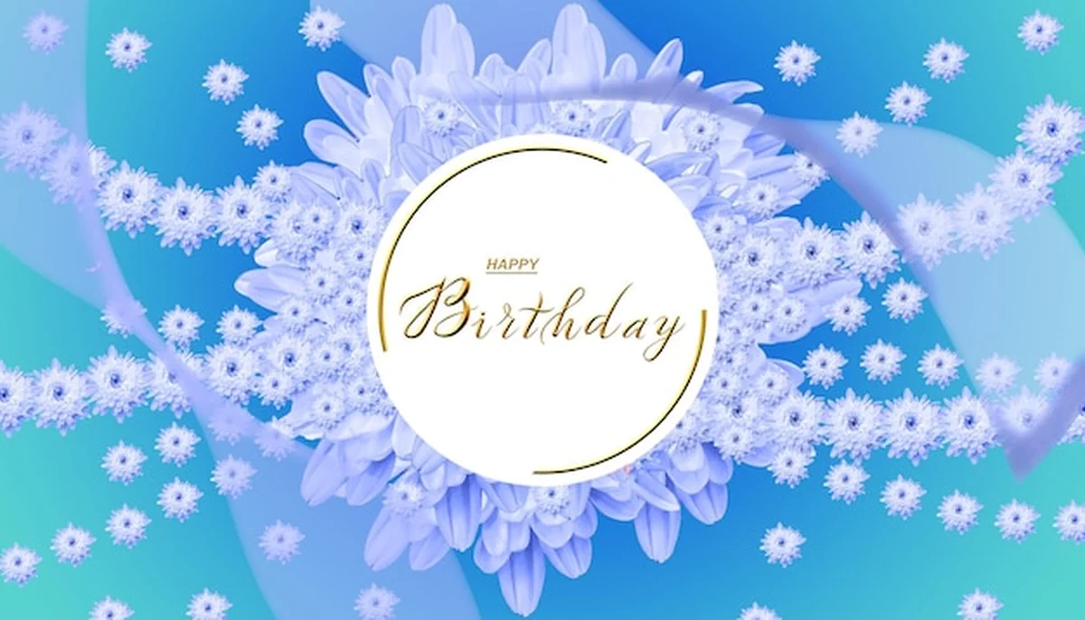 Baner z życzeniem urodzinowym 